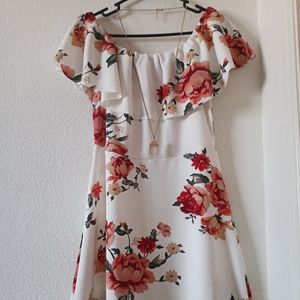 Beautiful Floral Day Dress